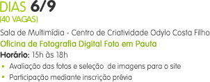 Oficina Foto em Pauta